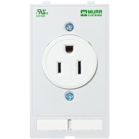 Murrelektronik MODLINK MSDD SOCKET INSERT USA NEMA 5-15, 125VAC/15A screw connection 4000-68000-3240000